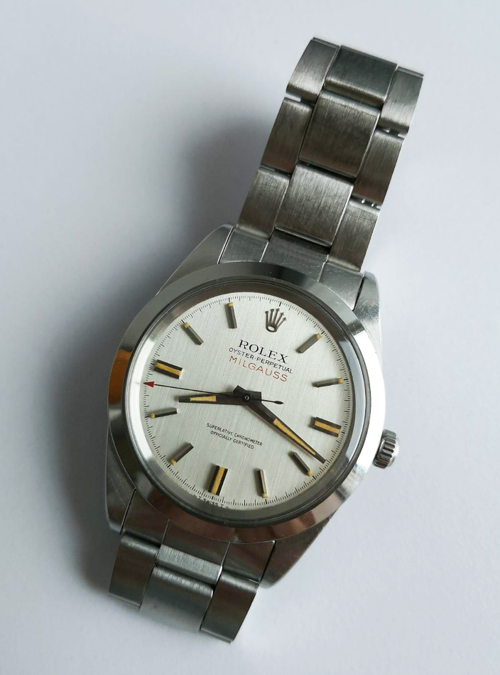 @好時計 (店舖商號︰2-163AB)Milgauss其中比較斯文的Ref.1019剛推出時反應一般,卻在1988年停產後身價大升,一度成為二手市場的寵兒。 經典名錶推薦 - ROLEX E