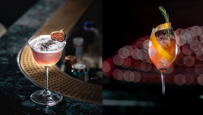 手調雞尾酒 Wine Y Sour HK$100(Powerful Red- Bourbon- Fig Liqueur- Roaster Oolong Tea)手調雞尾酒 The First