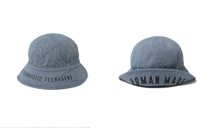 HUMAN MADE ROUND BUCKET HAT NAVY $1,340 (Photo: 品牌提供)