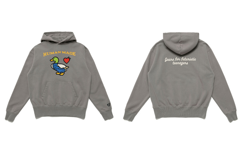 HUMAN MADE DUCK HOODIE GRAY $1,880 (Photo: 品牌提供)