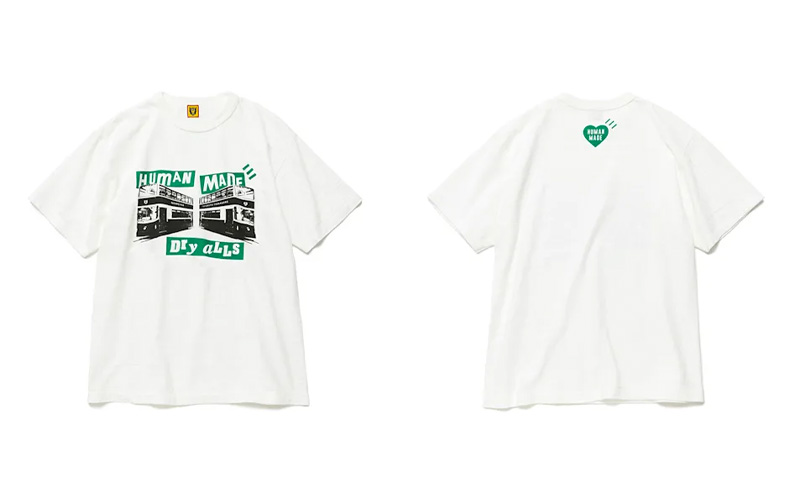 香港限定電車 T 恤(Photo: 品牌提供)HUMAN MADE 亞洲限定店|全新 HUMAN MADE SEASON 23 系列期間限定店將同步推出全新 HUMAN MADE SEASON 23