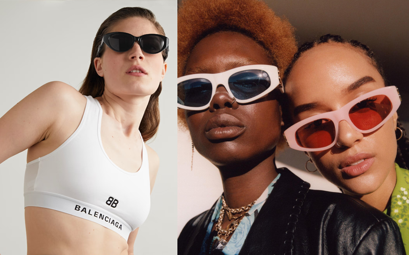 BALENCIAGA TWIST CAT SUNGLASSES $3,020太陽眼鏡2023|特別輪廓太陽眼鏡