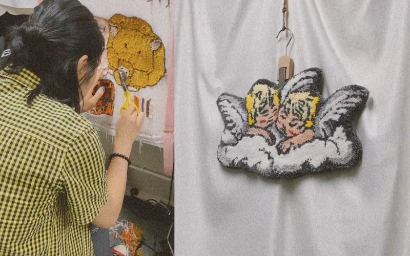 圖片來源：IG@db_sutajio這是一間位於觀塘，近期才開幕的小小Tufting工作坊。多比工房的特點是它不設限時，即是你可以在營業時間內慢慢完成作品，不用「趕工」；這一點頗貼心，正如小店的宗旨「