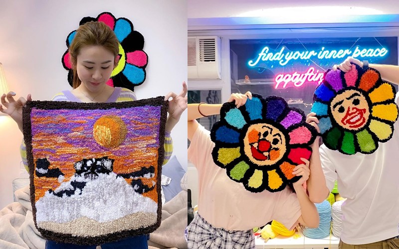 圖片來源：IG@qqtuftinghk位於觀塘的QQTufting是香港最早期成立Tufting Workshop的工作坊之一，店內的導師經驗豐富，還可以教到大家製作立體Tufting作品！