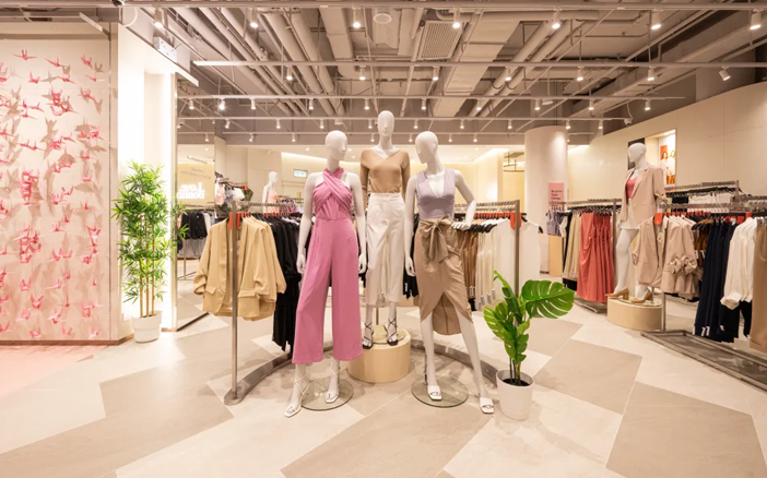 中環店佔地逾2000呎,還仿效新加坡總店,引入試身室電子輪候系統,有效縮短試身等候時間;現場設有5間試身室,亦有註場形象大使提供穿搭技巧和建議。
