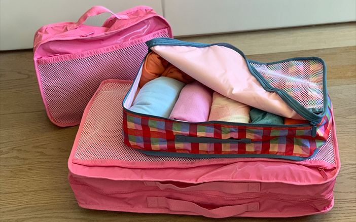 限定正價四折:Travel Packing Pouch $272-$428(原價:$680-$1,070)
