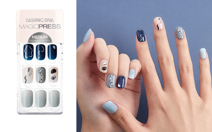 值得一提的是，Dashing Diva連腳部美甲片也有，款式同樣很多，如果你也有外出整腳甲的習慣，不如一試吧！