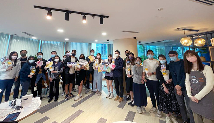 情人節情侶工作坊2023_爭取機會獲贈Epson「LW-C410藍牙標籤絲帶打印機」乙部 連絲帶/貼紙標籤帶套裝