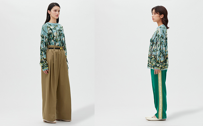 左:Tuck Wide Pants $399右:Side Line Pants $299(圖片來源:品牌提供)