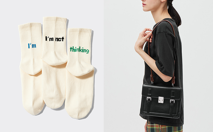左:Socks $79右:Mini Bag $249(圖片來源:品牌提供) GU x beautiful people聯乘公開發售詳情日期:2023年3月10日地點:GU香港分店、官方網店=