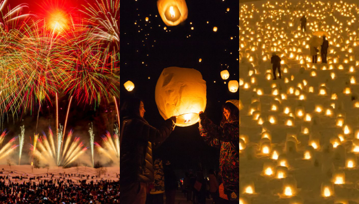 日本-祭典-雪祭-冰雕-白川鄉-花火大會