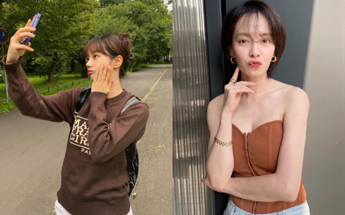 韓星-春夏穿搭-美拉德風格-手袋
