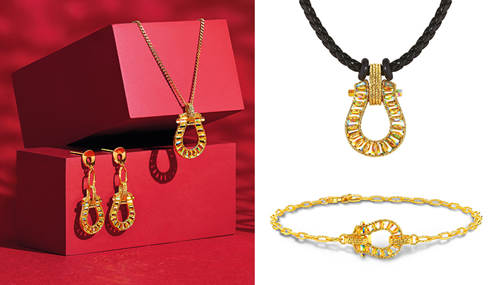 六福珠寶「冰·鑽光影金」系列「冰·鑽馬蹄」黃金首飾&nbsp;【感謝遇賞】領取限時優惠 為摯愛獻上祝福【立即領取 $200電子優惠券】按此進入WhatsApp聊天介面，即可領取HK$200電子優惠券！