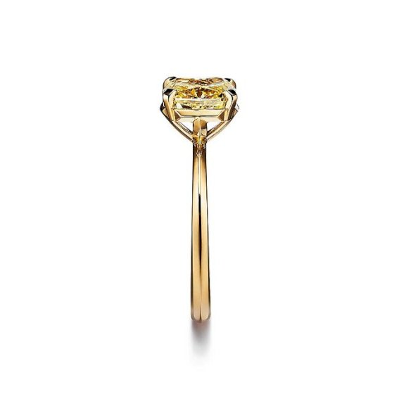 Tiffany True 18k黃金鑲濃彩黃鑽戒指