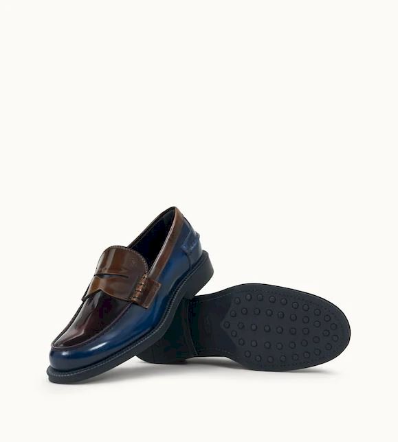 Tods Loafers in Leather - Blue