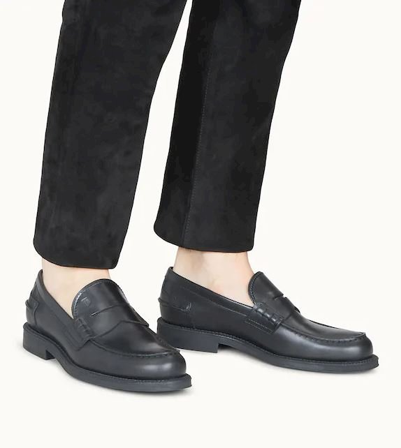 Tods Loafers in Leather - Black