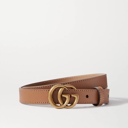 GUCCI雙G搭扣皮革皮帶