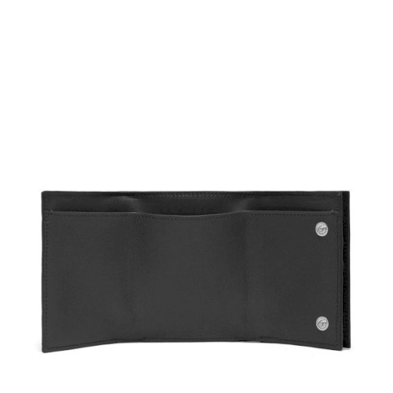 LOEWE Linen Trifold Wallet Black
