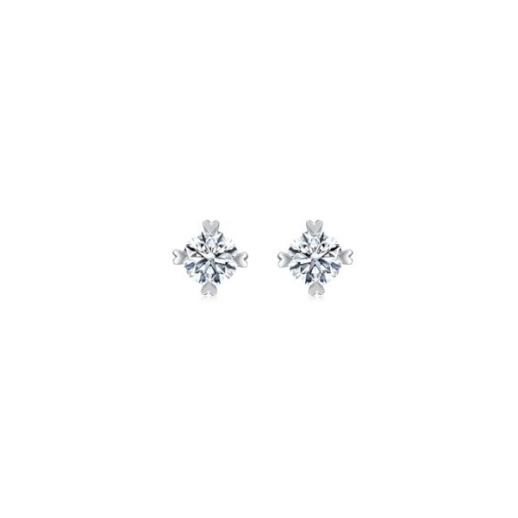 Infini Love Diamond 「經典」900鉑金鑽石耳環