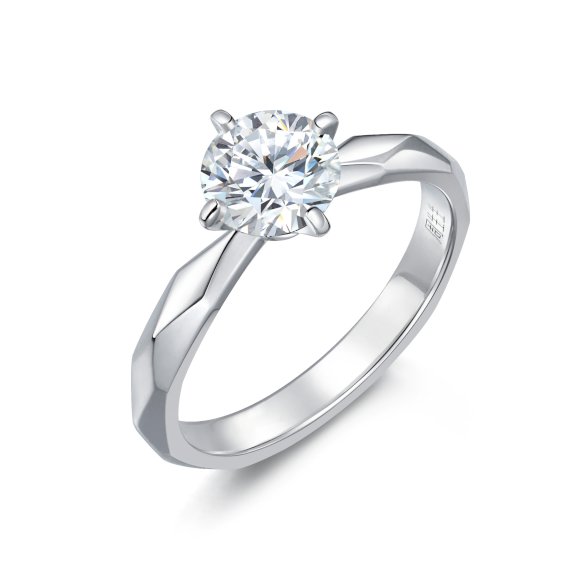 Promessa 18K白金鑽石「唯一」戒指