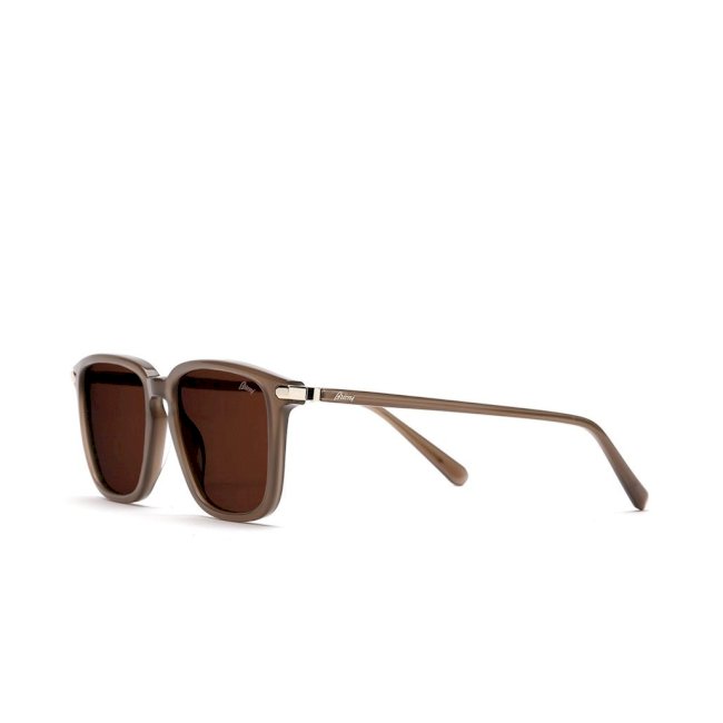 Brown geometric Shape Sunglasses with Brown Lenses