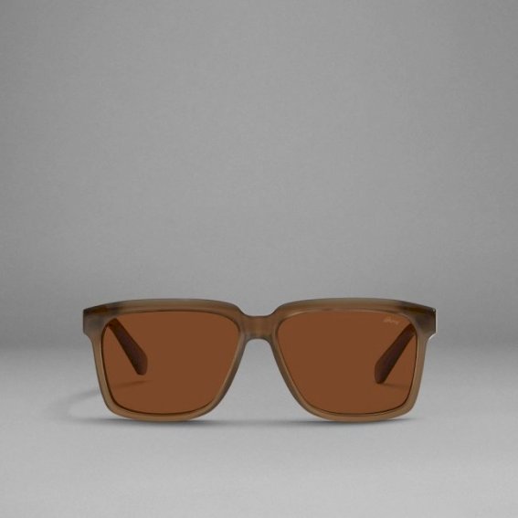 Gray acetate Sunglasses with Brown Lenses
