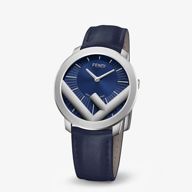 Fendi RUN AWAY 藍色太陽紋面手錶