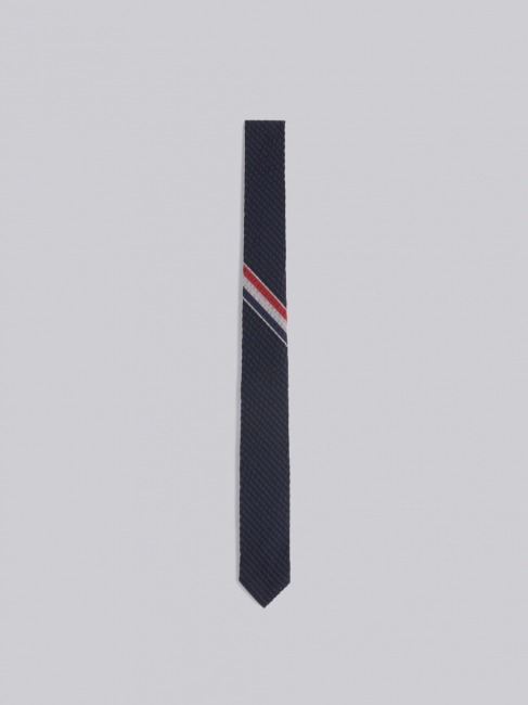 紅白藍三色領帶 Navy Wool Engineered RWB Tie