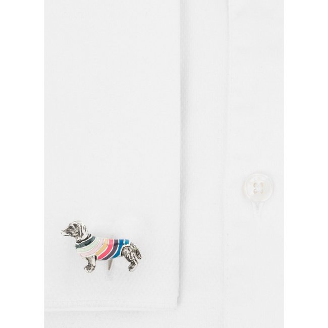 多色 Striped Dog 袖扣