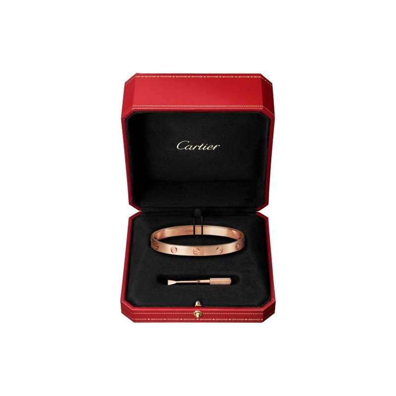 Cartier LOVE手鐲18K玫瑰金