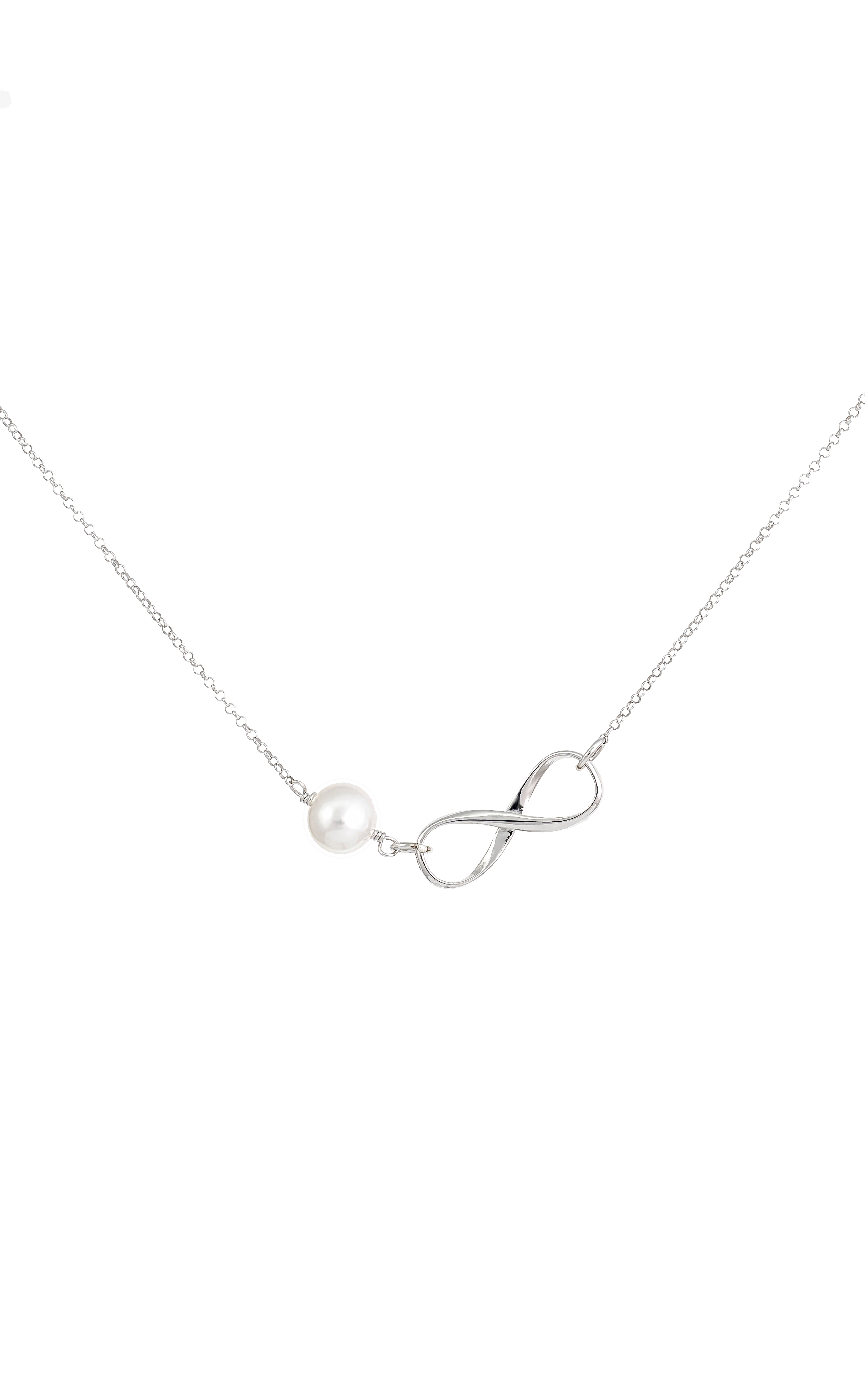 Infinity Necklace 淡水珍珠頸鏈